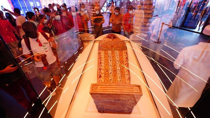 L'Egypte a participé à toutes les expositions universelles depuis leur création au 19e siècle et s'est toujours fait remarquer. L’Expo 2020 de Dubaï ne déroge pas à la règle. (AFP)