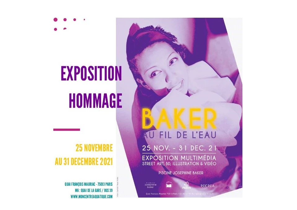 Exposition Joséphine Baker, au fil de l'eau