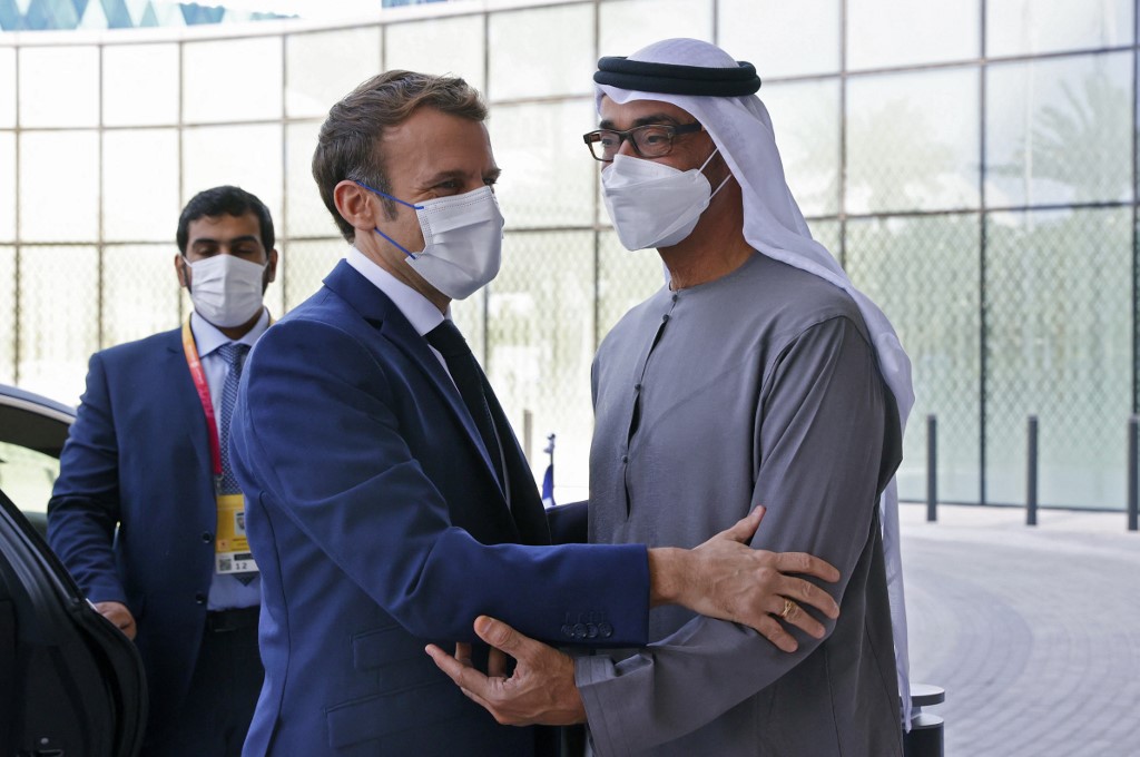 En photos: Emmanuel Macron à Dubaï
