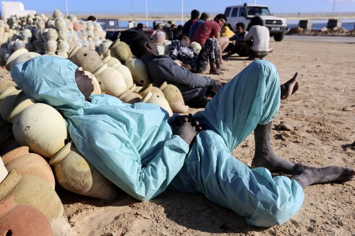 Au moins 160 migrants morts noyés au large de la Libye en une semaine