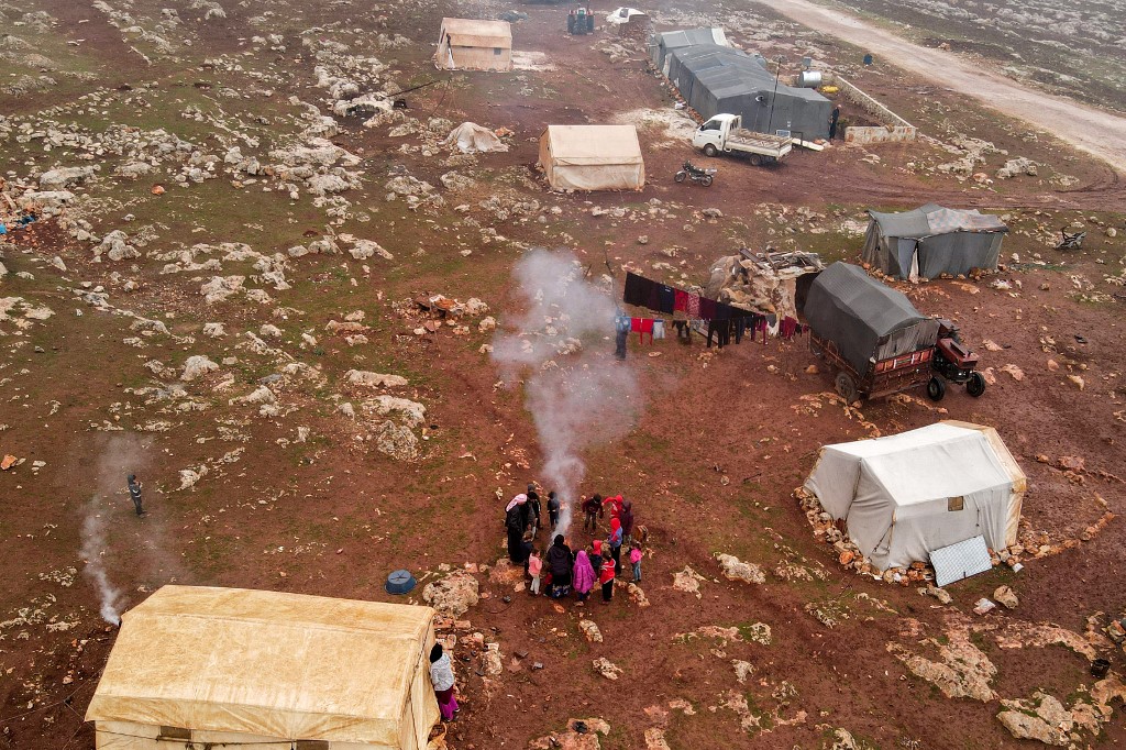 « Mes enfants ont froid» , le rude hiver des déplacés syriens