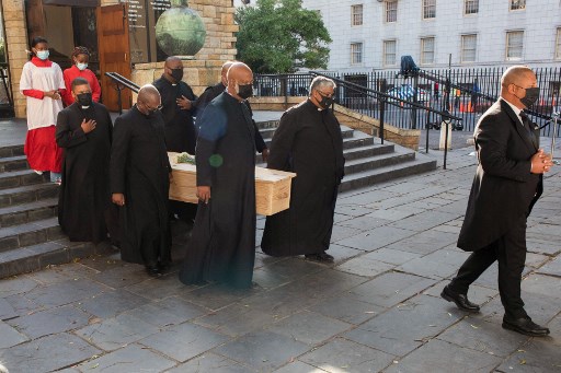 Chapelle ardente: l'hommage des Sud-Africains à leur Mgr Tutu