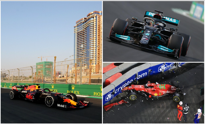 Hamilton scelle le doublé de l'entraînement, LeClerc éliminé au premier jour du Grand prix d'Arabie saoudite