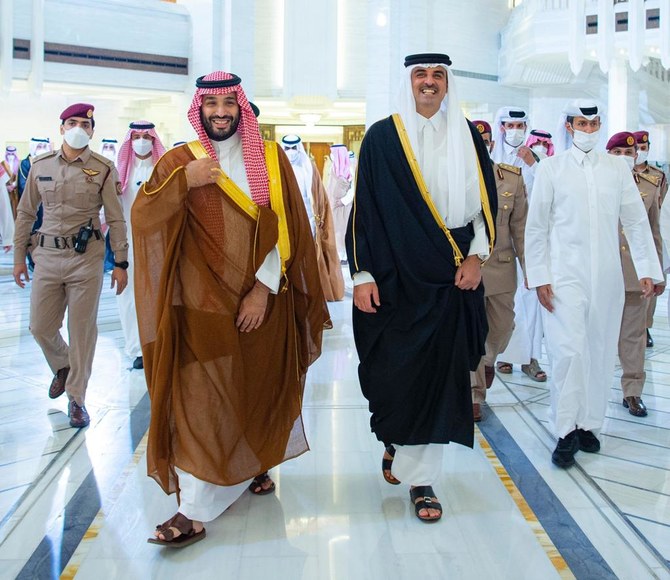 Le prince héritier d'Arabie saoudite rencontre l'émir de Qatar