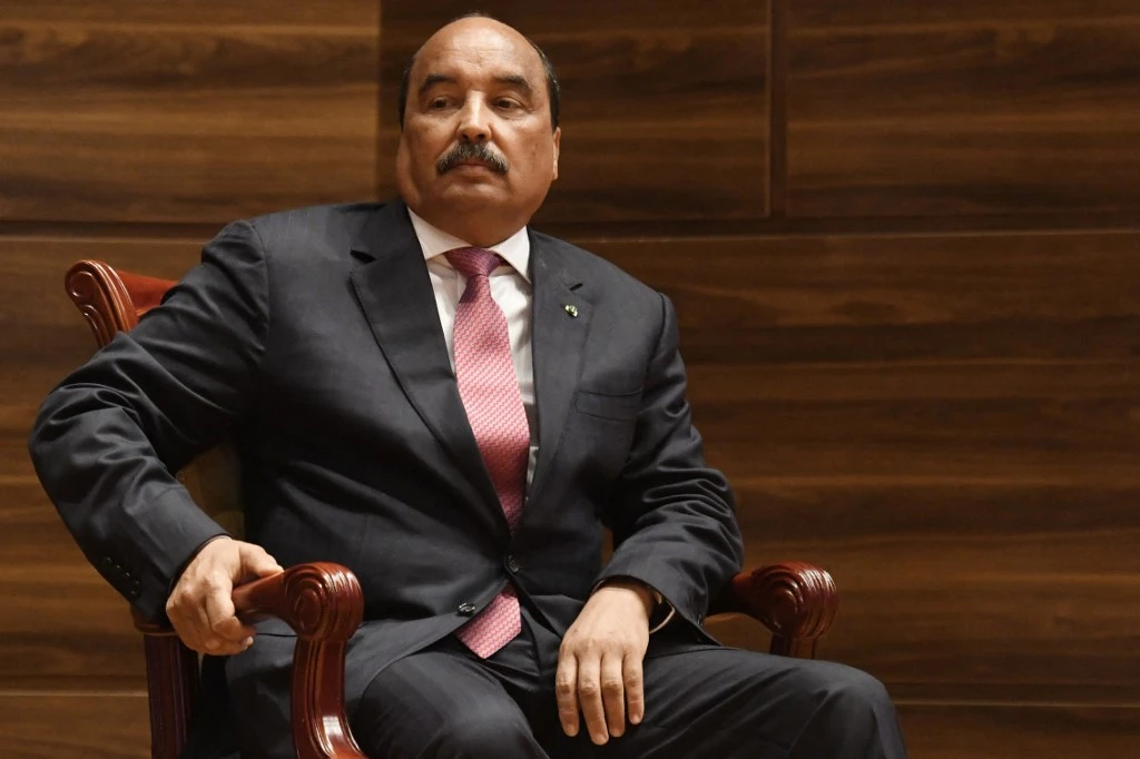 L'ancien président mauritanien Mohamed Ould Abdel Aziz, à Nouakchott, le 1er août 2019. (AFP)