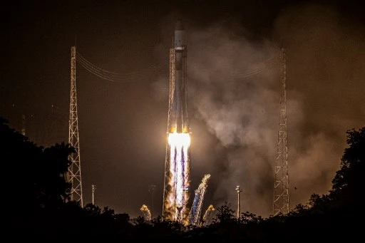Décollage d'un lanceur Soyouz porteur de deux satellites Galileo
