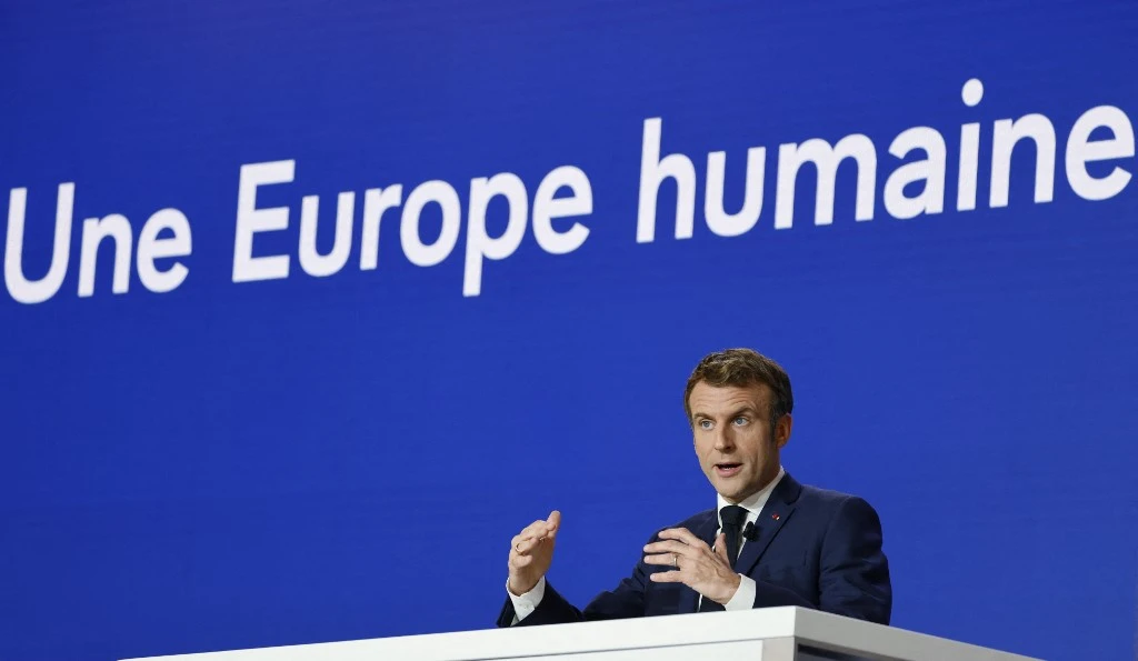 Le président français Emmanuel Macron, à Paris, le 9 décembre 2021. (AFP)