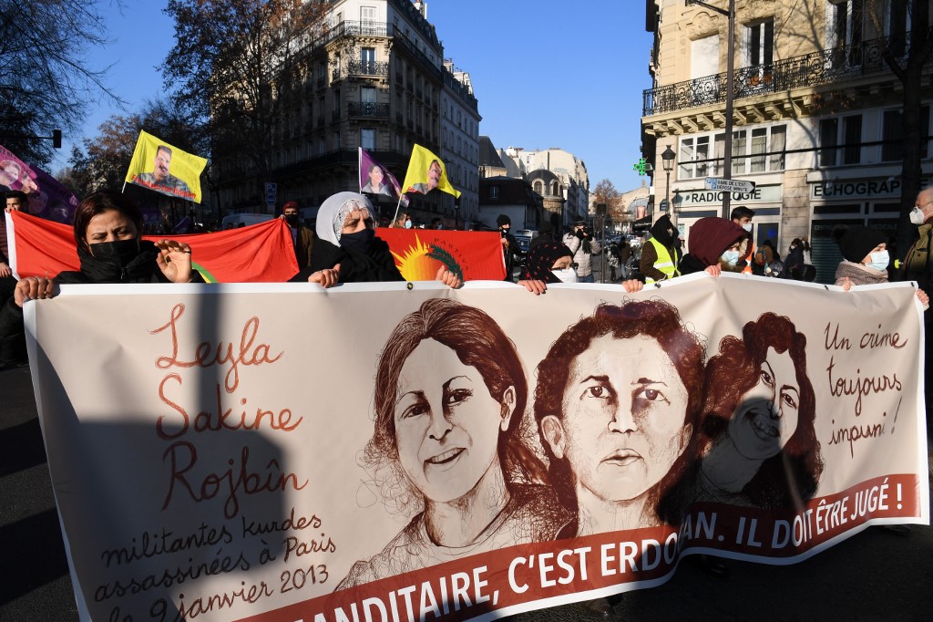Militantes kurdes assassinées à Paris: manifestations neuf ans après