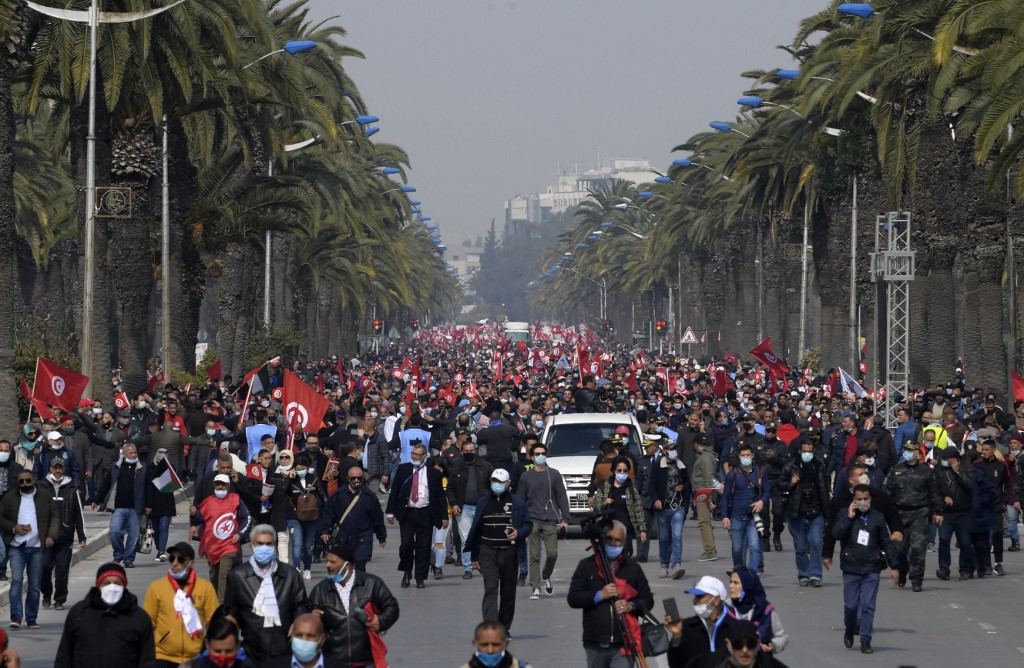 Tunisie: Ennahdha maintient une manifestation pourtant interdite