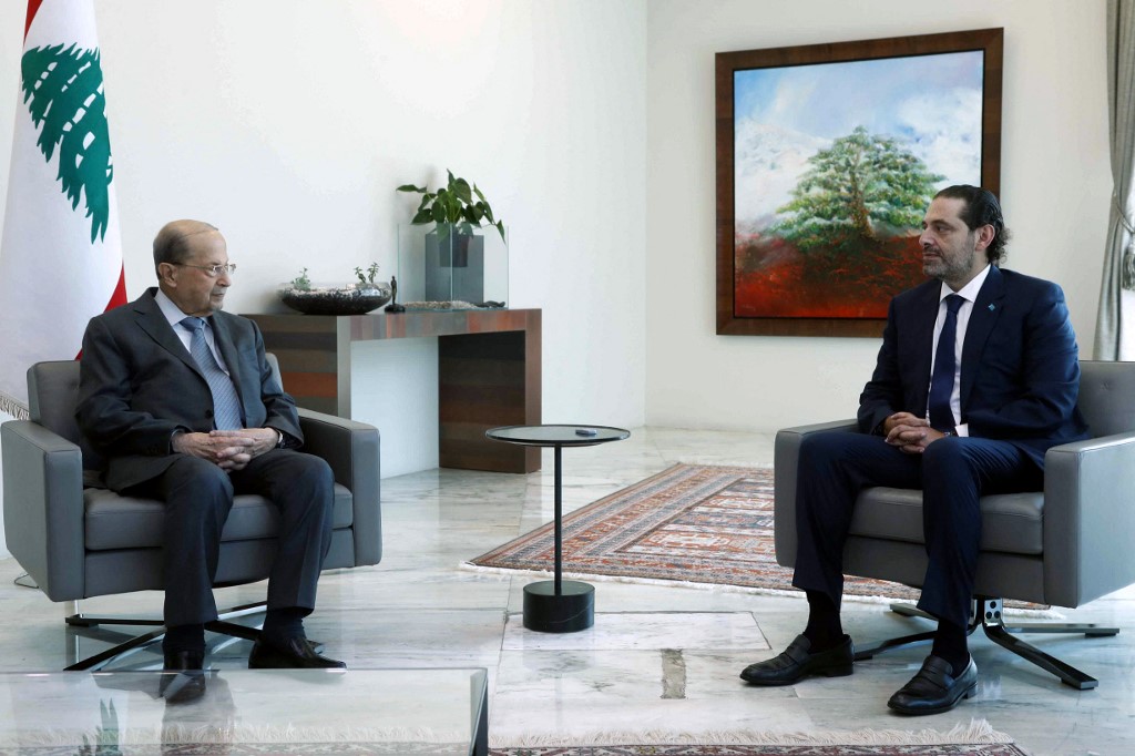 Michel Aoun, un Saad Hariri différé