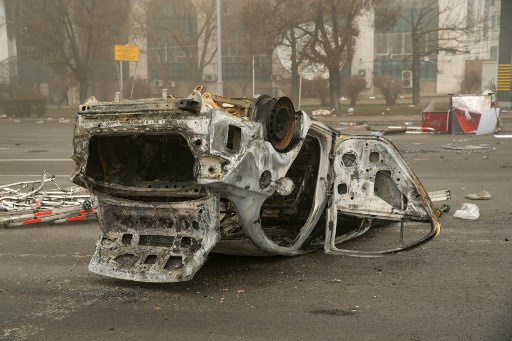 Kazakhstan: scènes de désolation à Almaty