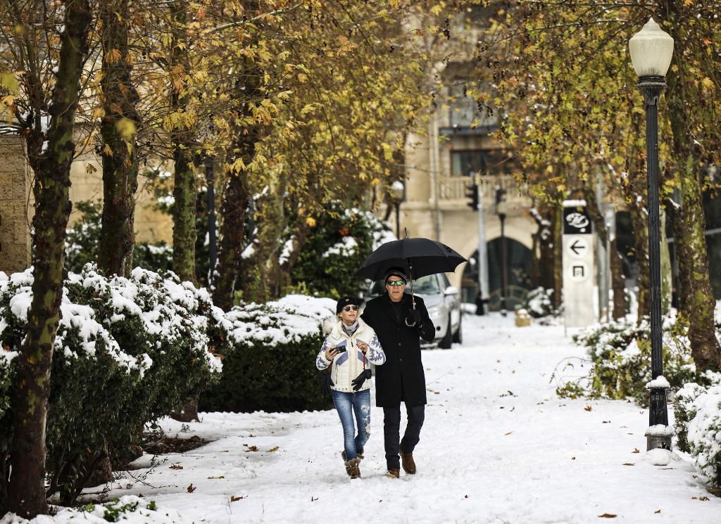 Rare épisode de neige sur Jérusalem et le Proche-Orient
