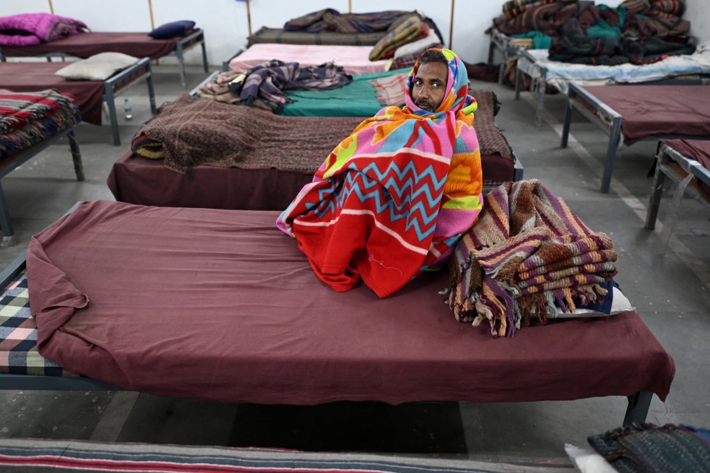 Vague de froid inhabituelle à New Delhi