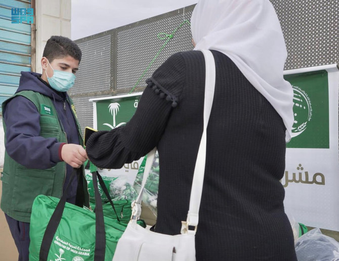 KSrelief poursuit son opération d'aide alimentaire en Jordanie, au Yémen. (SPA)
