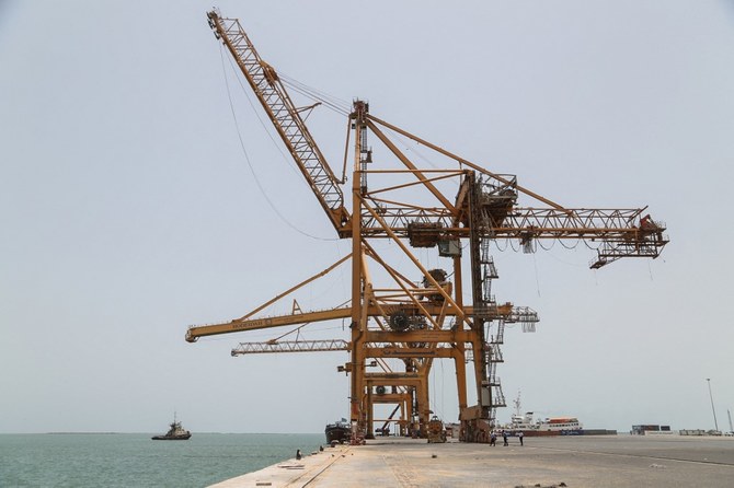 La coalition arabe a exigé que le Rawabi et toute sa cargaison soient libérés du port de Salif. (Photo, AFP)