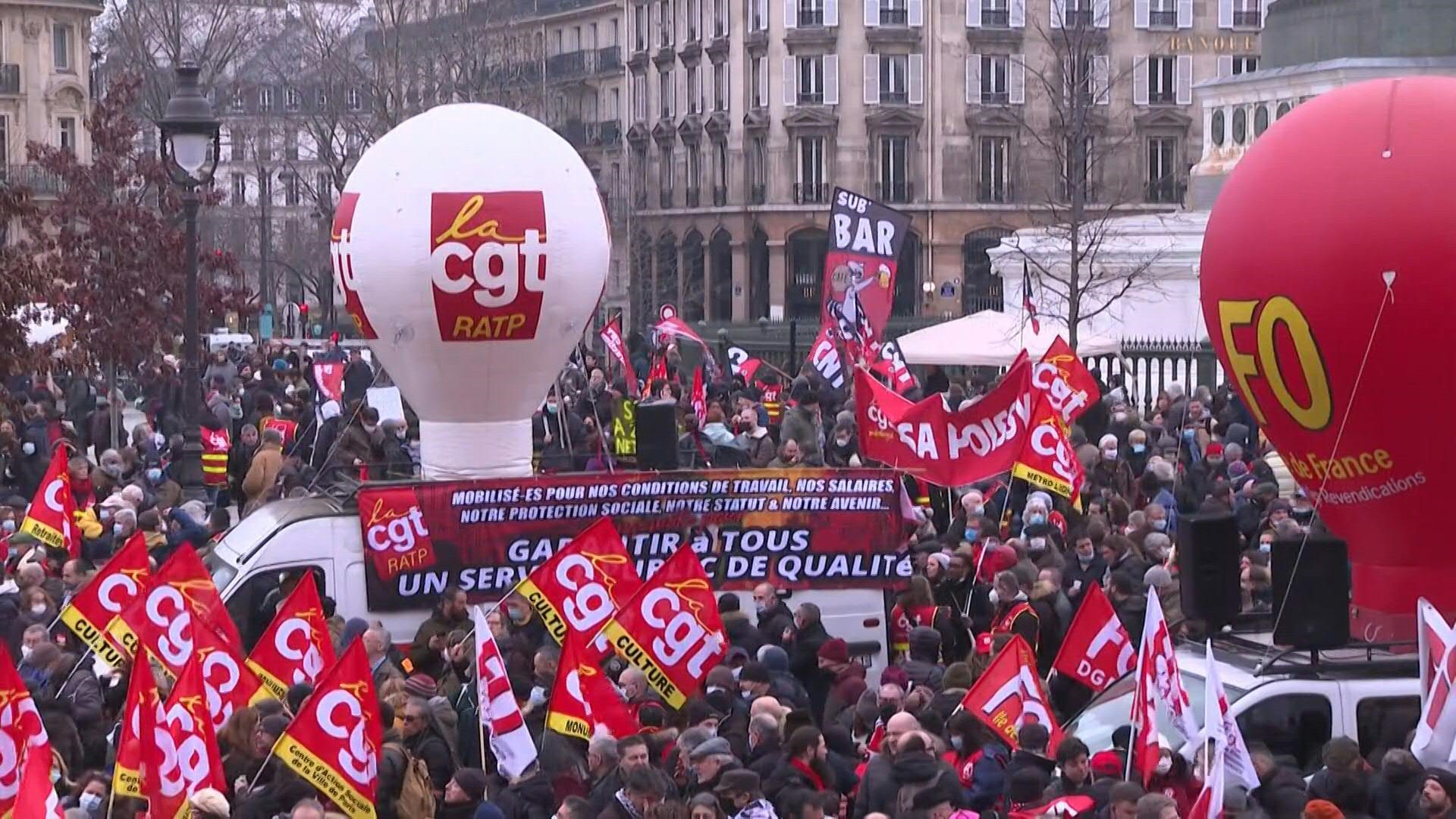Journée de grèves et de manifestations pour les salaires