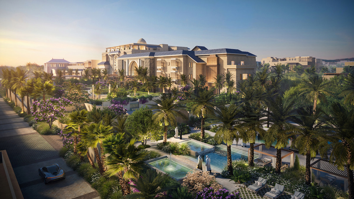 Vue générale du palais Al-Hamra