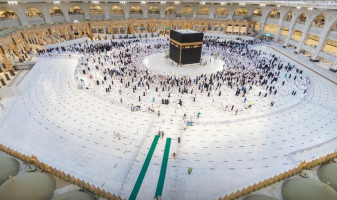Les pèlerins de l’Omra pourront emprunter 34 chemins dans la zone de distanciation sociale de Tawaf