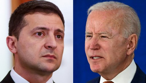 Ukraine: Biden et Zelensky ont convenu de poursuivre «diplomatie» et «dissuasion» face à Moscou