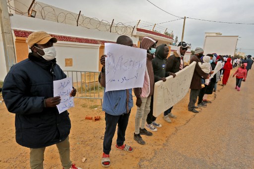 Tunisie: manifestation de réfugiés contre leur «marginalisation»