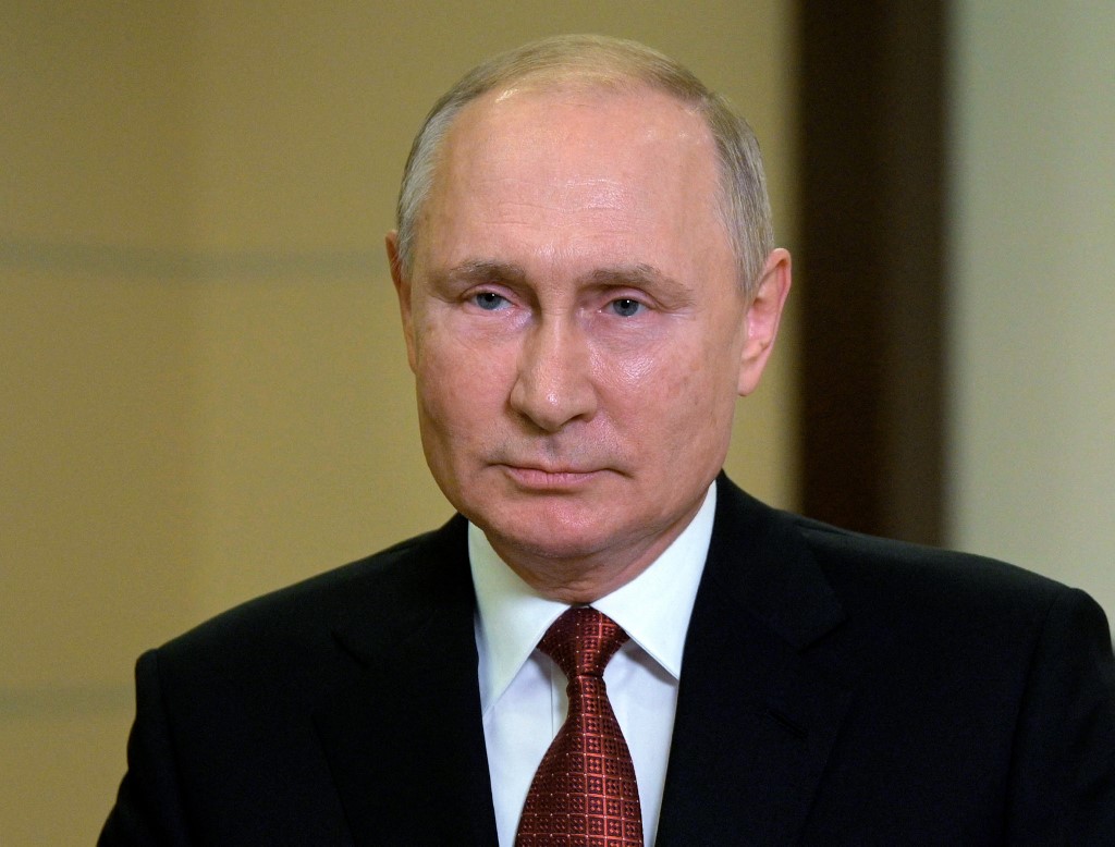 Vladimir Poutine a décidé lundi de reconnaître l'indépendance des séparatistes prorusses d'Ukraine (AFP)