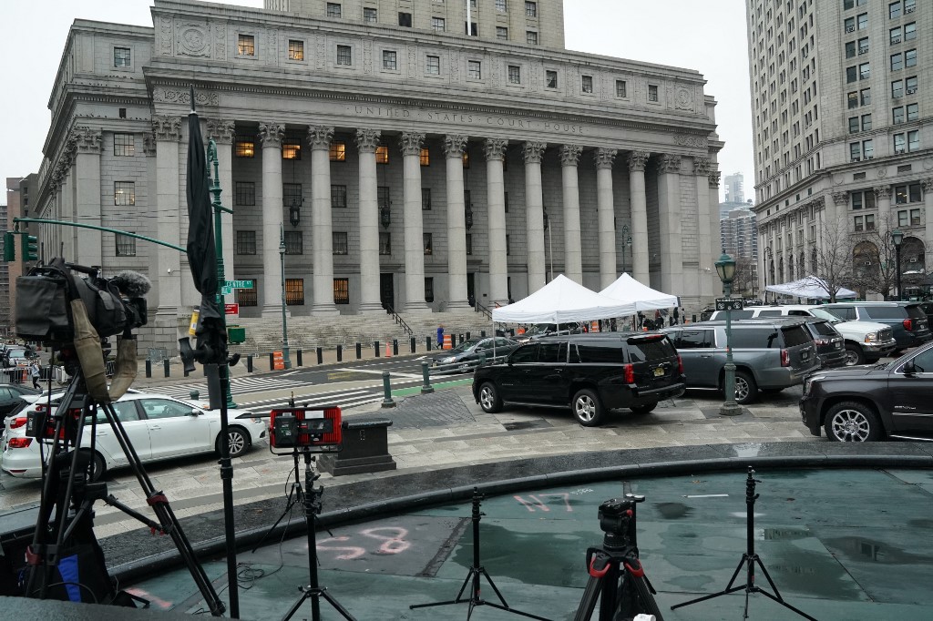 Le Thurgood Marshall, bâtiment du palais de justice des États-Unis, à New York.