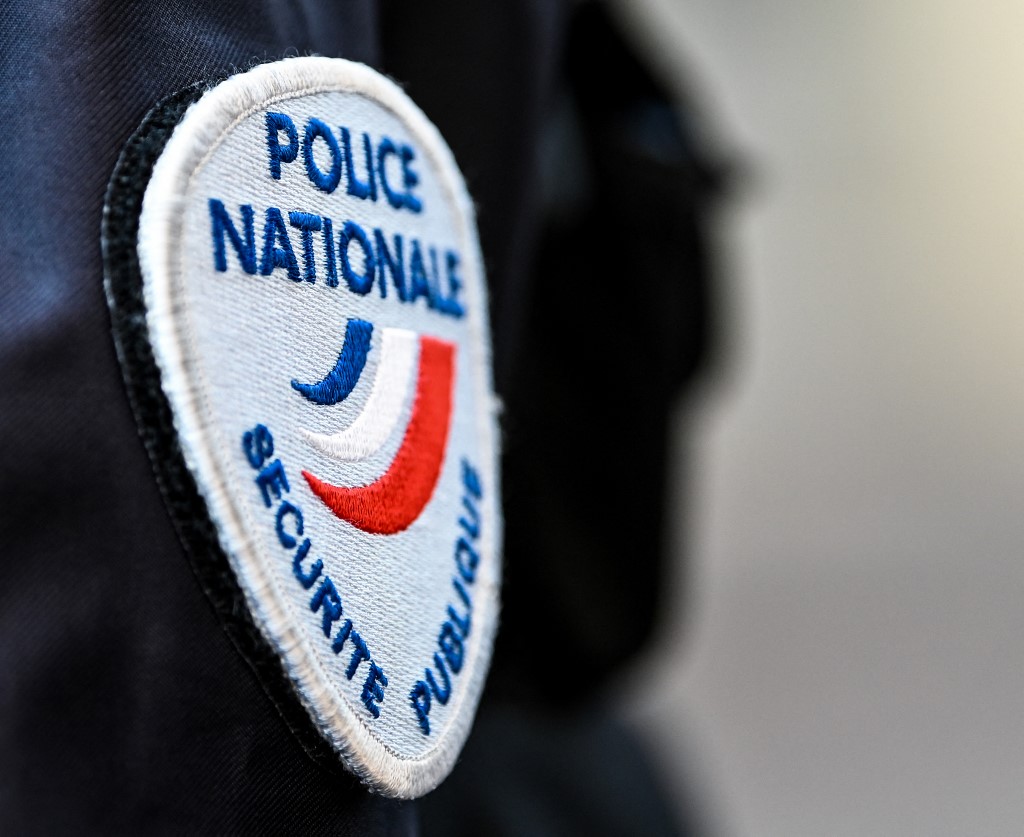Badge d'un policier français. Crédits: AFP