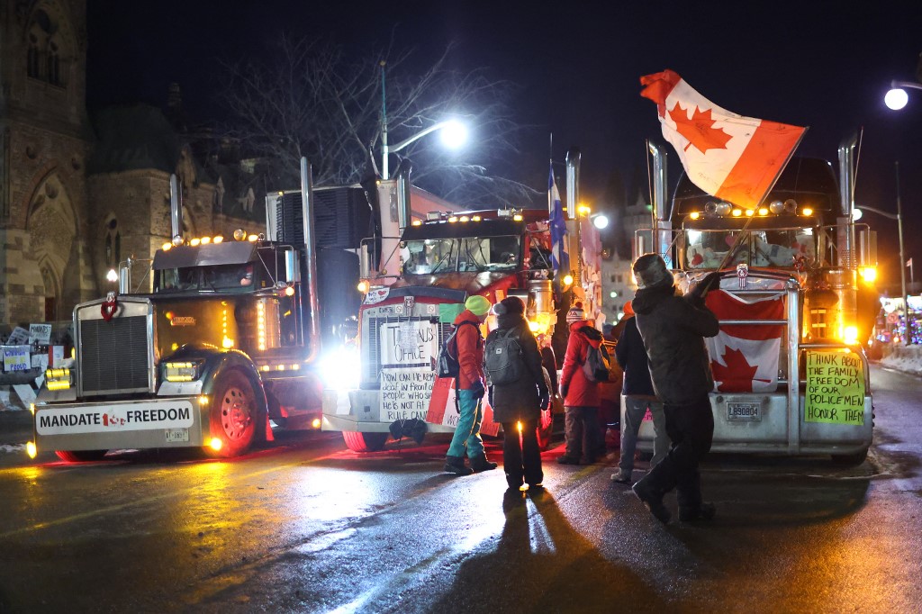 Canada: statu quo dans les rues d'Ottawa malgré l'état d'urgence