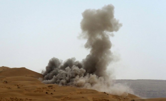 La Coalition pour restaurer la légitimité a déclaré que près de 200 Houthis avaient été tués lors de frappes aériennes sur Marib, Al-Bayda et Taiz jeudi. (Dossier/AFP)