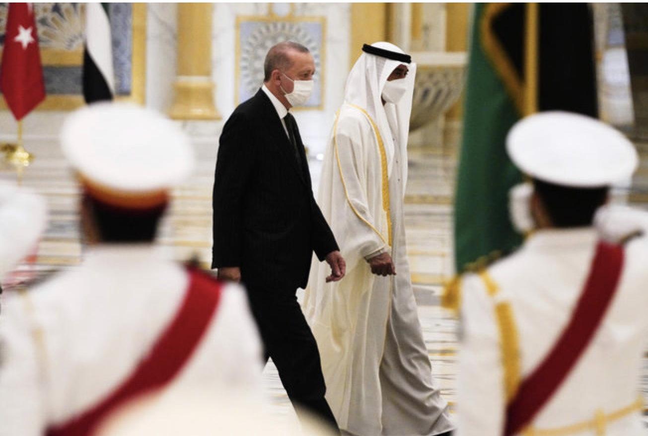 Le président turc arrive aux EAU pour une visite de deux jours