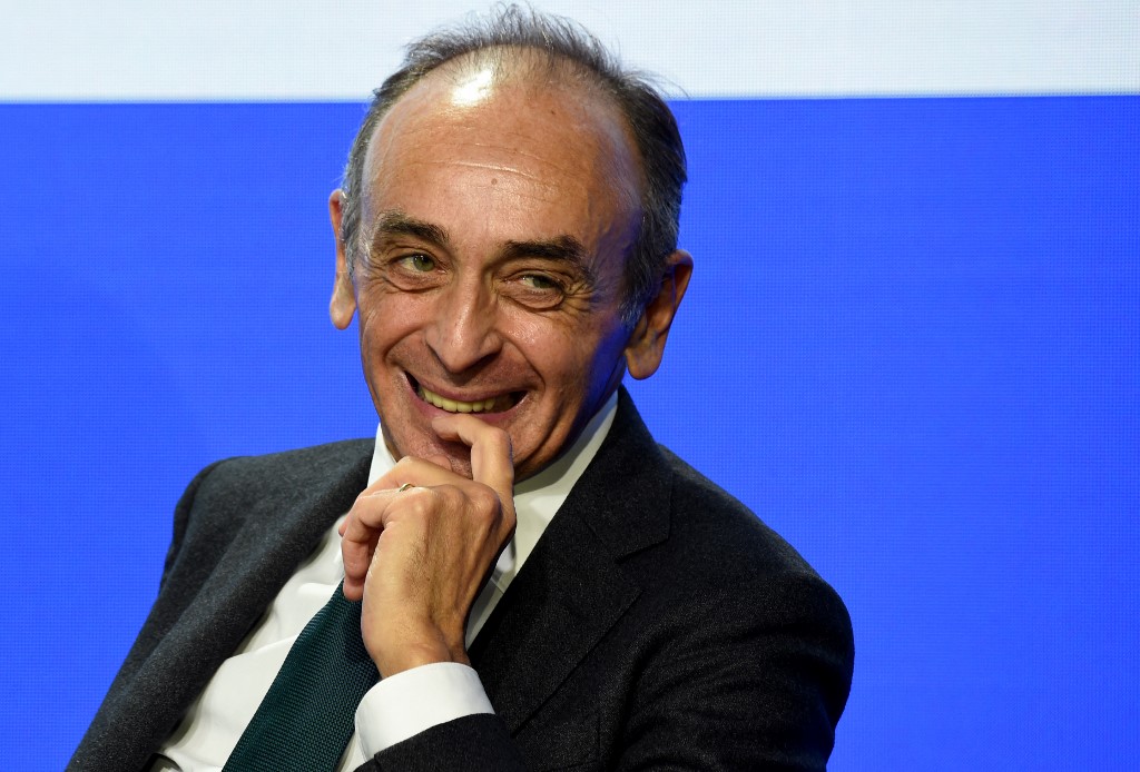 Eric Zemmour, candidat à la présidence du parti d'extrême droite français Reconquete. (AFP).