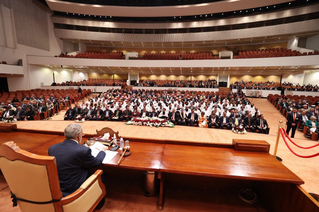 Le Parlement irakien. Crédits: AFP PHOTO / HO / IRAQI PRIME MINISTER'S PRESS OFFICE