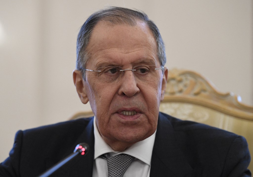 Le ministre russe des Affaires étrangères, Sergey Lavrov, à Moscou. (AFP).