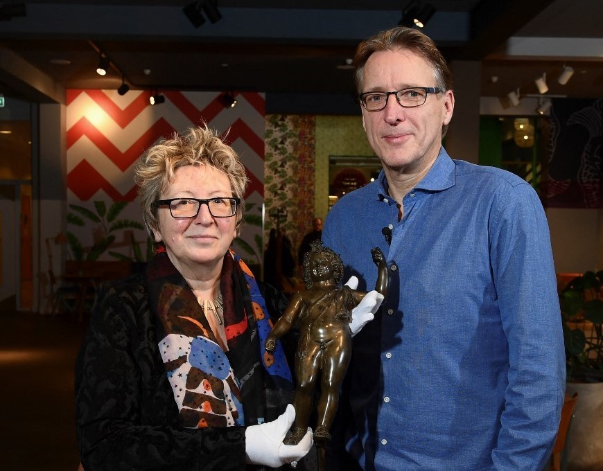Une rare statue romaine rendue à la France 50 ans après son vol