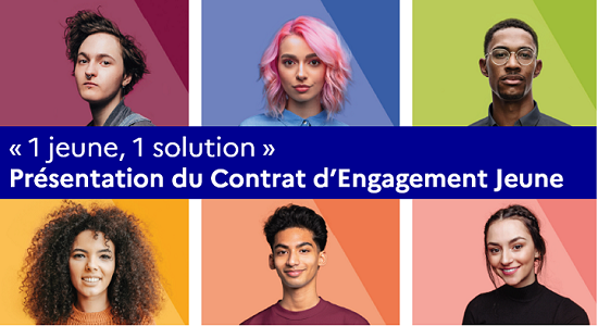 Présentation du Contrat d’Engagement Jeune. (Ministère du travail, de l'emploi et de l'insertion).