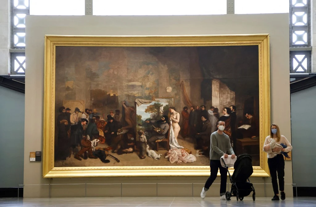 Après un siècle d'oubli, l'atelier restauré de Gustave Courbet se révèle