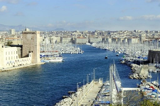 Vue générale du Vieux Port à Marseille (Anne-Christine Poujoulat/AFP)