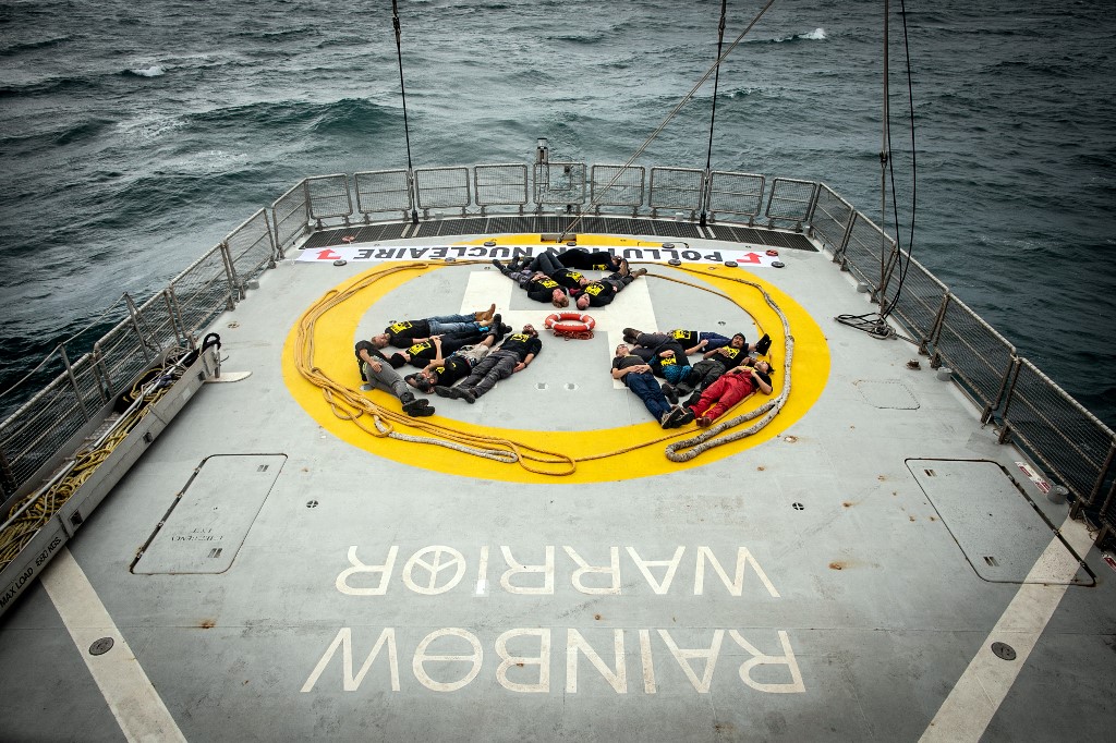 France: intrusion de militants de Greenpeace sur le chantier d'un réacteur nucléaire EPR