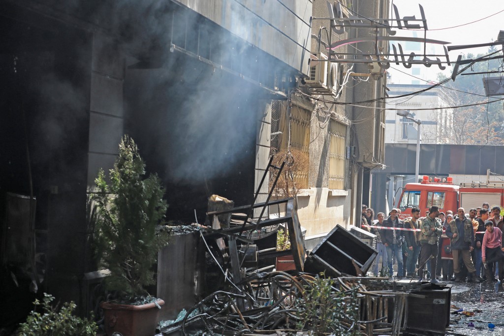Syrie: 11 morts dans l'incendie d'un centre commercial à Damas