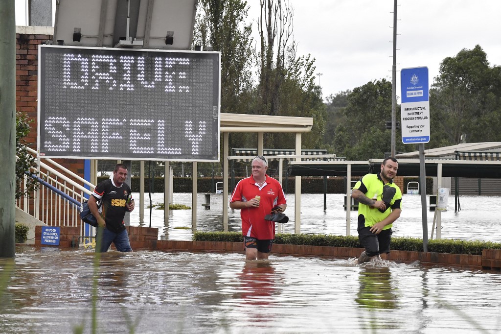 Inondations: des dizaines de milliers d'Australiens priés d'évacuer