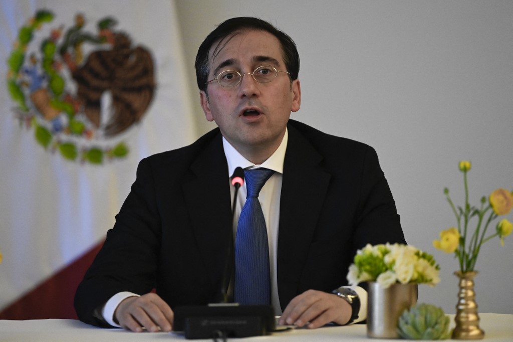 Le ministre espagnol des Affaires étrangères, de l'Union européenne et de la Coopération, Jose Manuel Albares. (AFP).