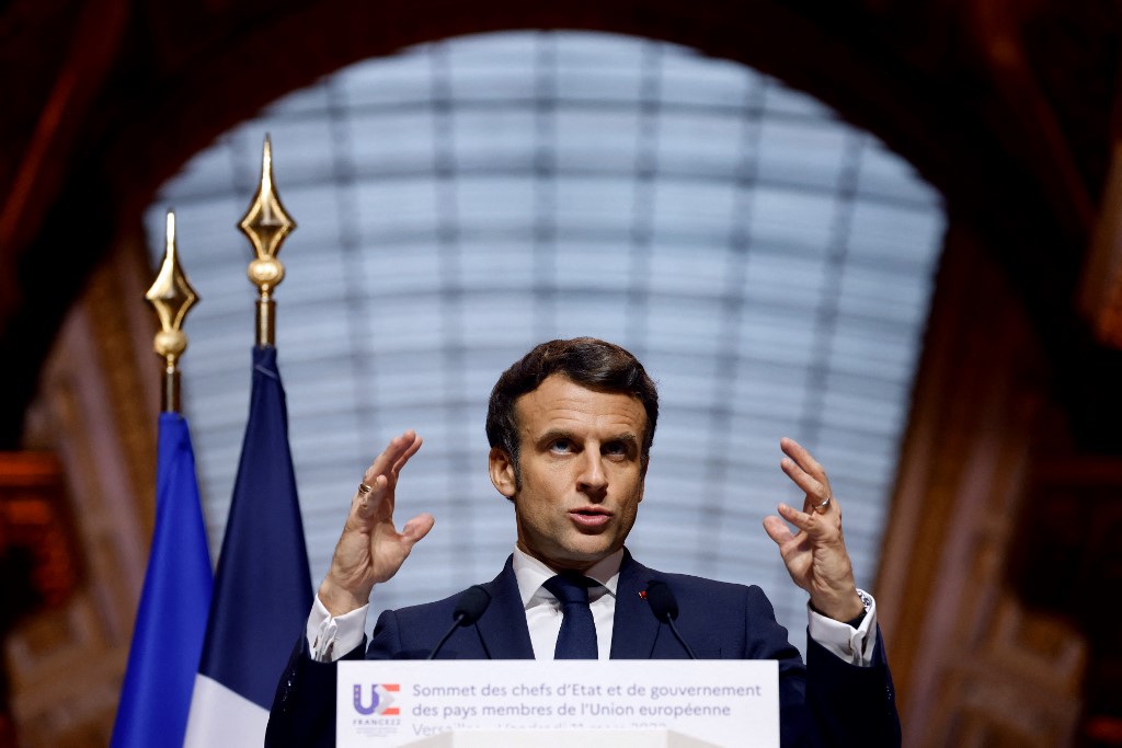 Le président français Emmanuel Macron. (AFP).