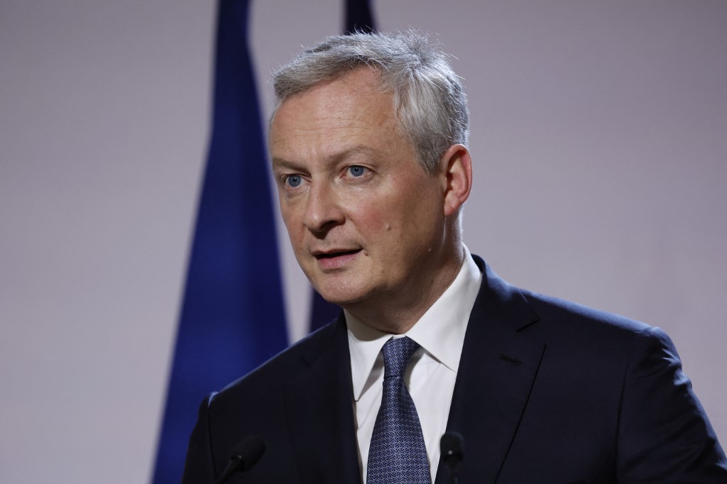 Le ministre français de l'économie Bruno Le Maire. (AFP).