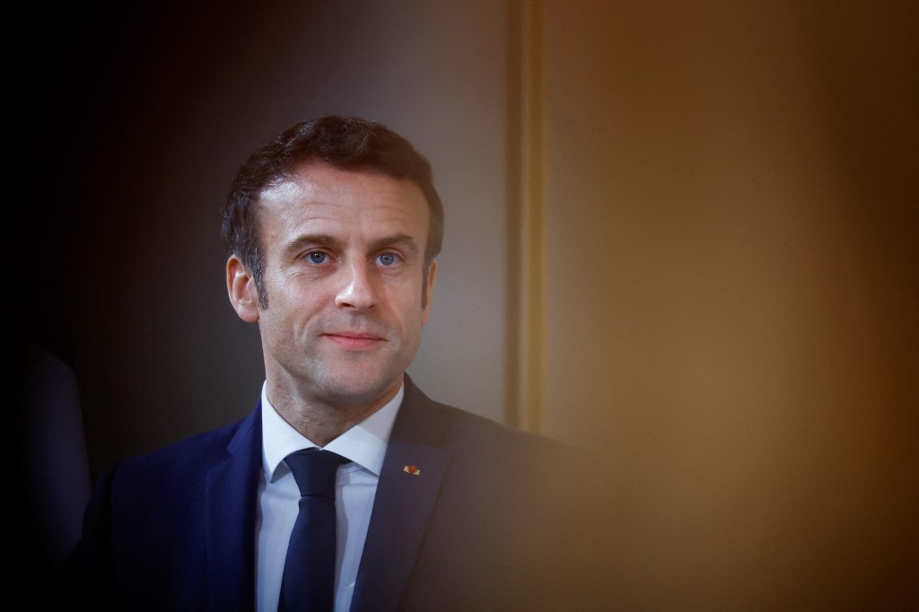 Le président français Emmanuel Macron. (AFP).