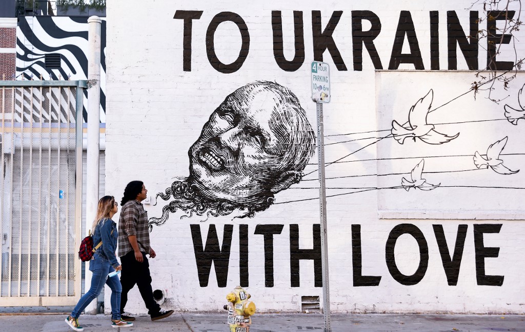 En photos: les Ukrainiens face à la guerre