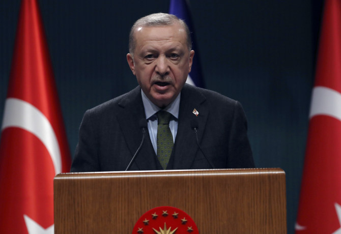Le président turc Recep Tayyip Erdogan. (AP)
