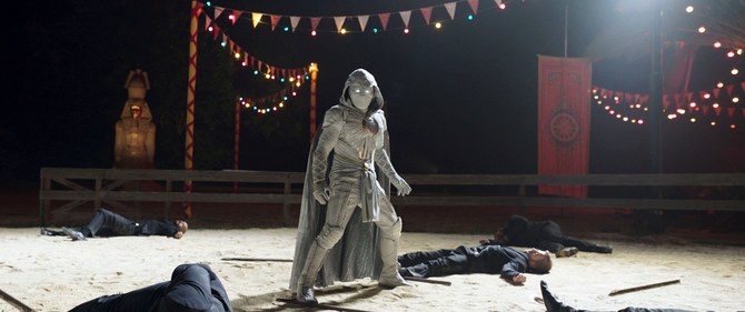 «Moon Knight» (le Chevalier de la Lune) est un film plein d'outsiders, en partenariat avec Kevin Feige, directeur des studios Marvel, et bien d'autres, qui ont prêté leur voix créative pour en faire un projet Marvel pas comme les autres. (Photo fournie)