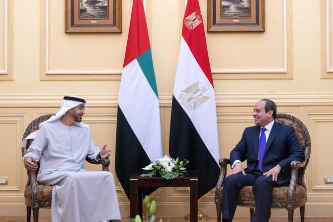 Le prince héritier d'Abu Dhabi arrive en Égypte pour y rencontrer le président
