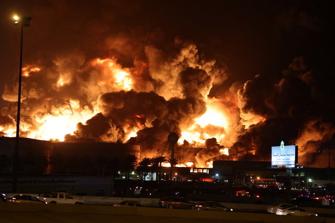 Une « opération hostile» a ciblé l'installation d'Aramco à Djeddah, selon la Coalition