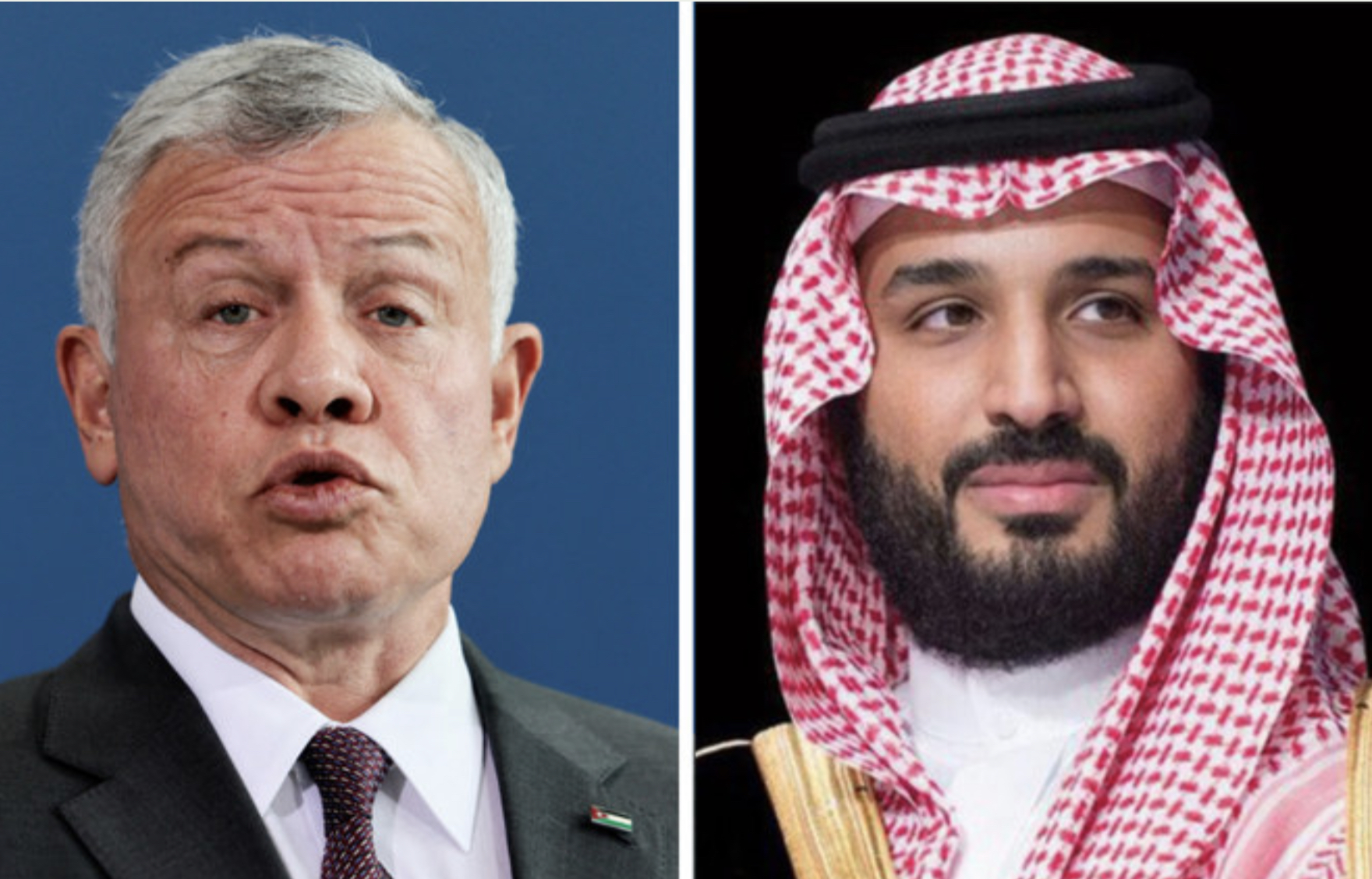 Le prince héritier saoudien reçoit un appel du roi de Jordanie